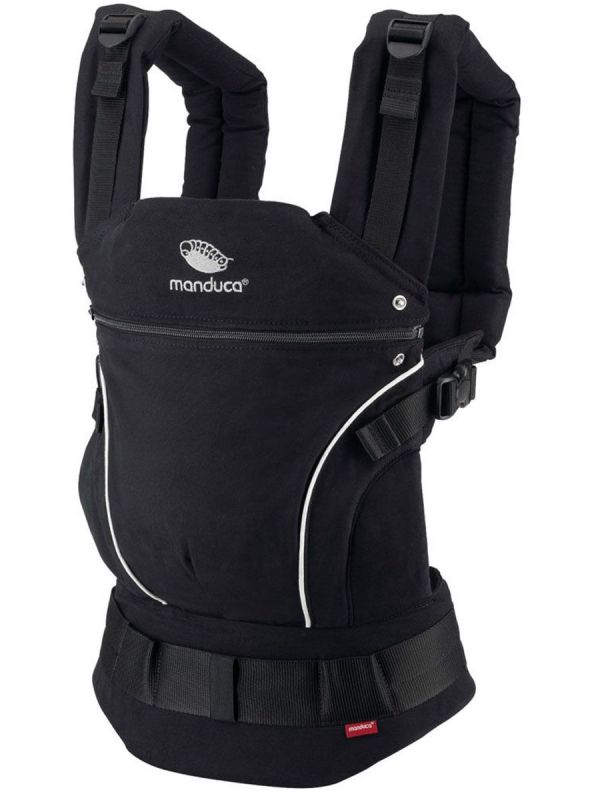 Manduca First PureCotton Baby Carrier - Night Black