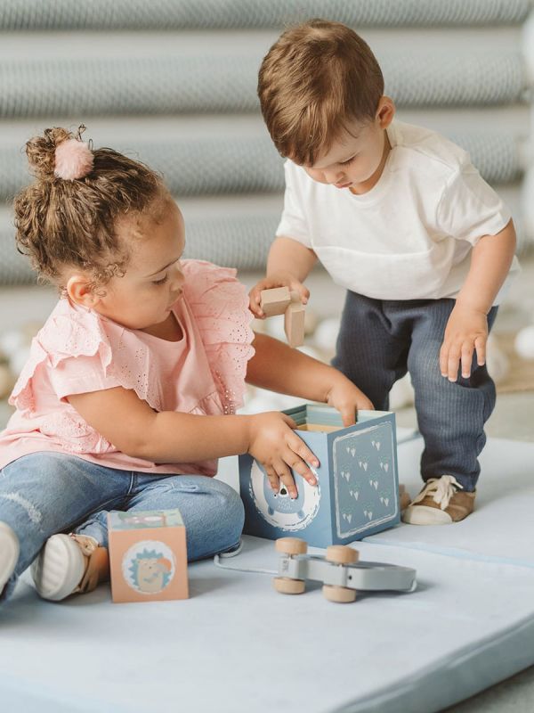 A Square playing mat for child.