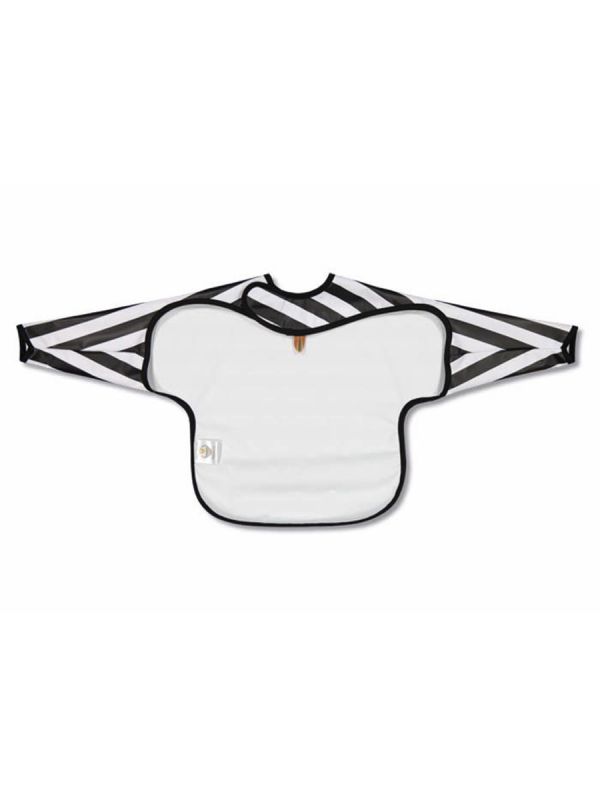 Longsleeve bib from Baby Wallaby PVC-free coated polyester - durable and practical material.