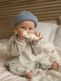 Moonie Natural rubber teether, bunny cream
