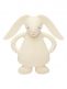 Moonie Natural rubber teether, bunny cream