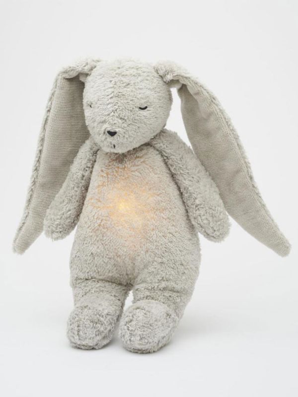 Moonie The Humming Friend - soothe a child for sleep, gray natur