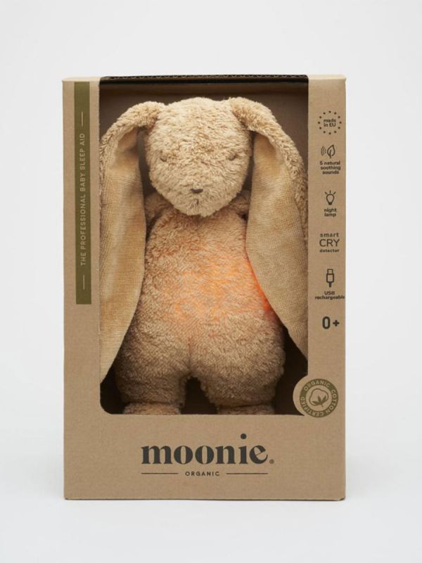 Moonie The Humming Friend - soothe a child for sleep, cappuccino natur