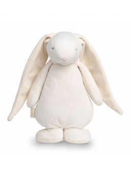 Moonie bunny soothes your baby for sleep - soothing Pink noise and dim night light help even in challenging sleep situations.