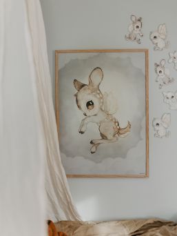 Mrs Mighetto Dear Kid poster for kidsroom.