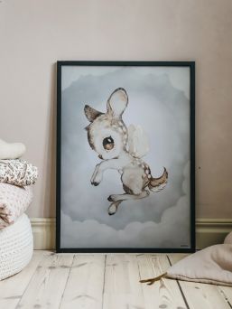 Mrs Mighetto Dear Kid poster for kidsroom.