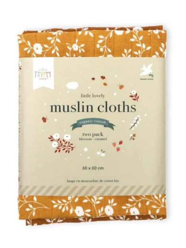 The organic cotton muslin cloth is a soft multifunctional cloth and can be used as a burping cloth, breastfeeding protection, as a diaper changing pad cover or as a bib. Beautiful color combination. 2-pack.