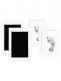 Ink Pad for baby feet, black