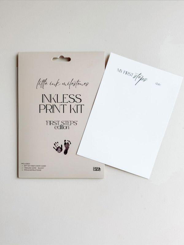My First Steps inkless footprint kit – a keepsake for your baby book