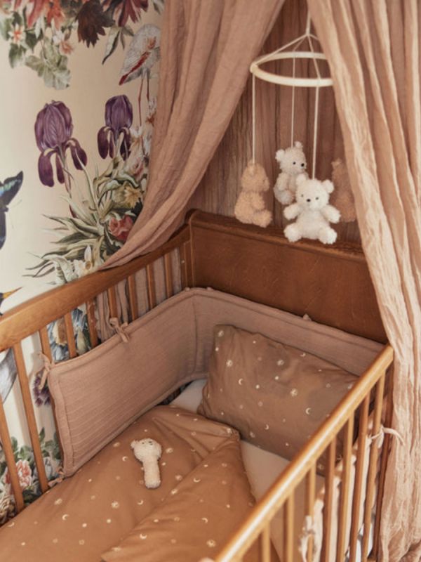 Jollein teddy bear mobile for babies, Natural/Biscuit