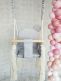 Teddy bear baby swing, light grey