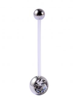 Pregnancy jewelry, white