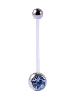 Pregnancy jewelry, light blue