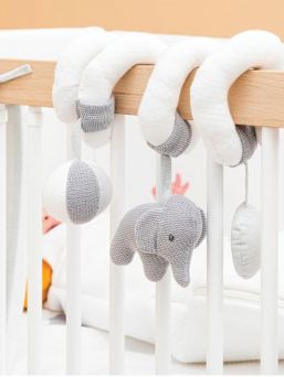 Nattou rattling spiral toy, Elephant