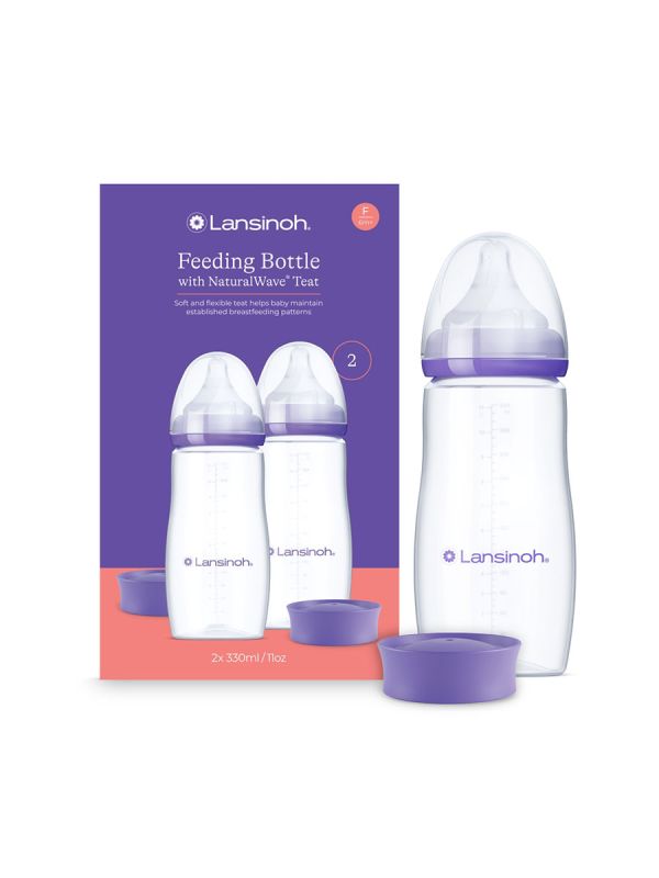 Lansinoh Baby bottle 2x330ml, 6mth+