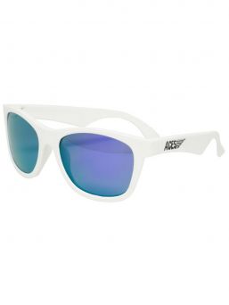 Babiators Aces sunglasses 6-14y (white with purple lenses)