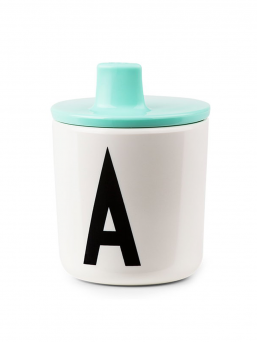 Design Letters Cover for cup - turquoise