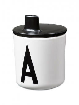 Design Letters Cover for cup - black