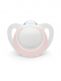 NUK - silicone pacifier 0-6 mth 2-pack, rosa