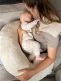 Baby’s Only Cozy Nursing Pillow – Soft Support Pillow for Breastfeeding, warm linen