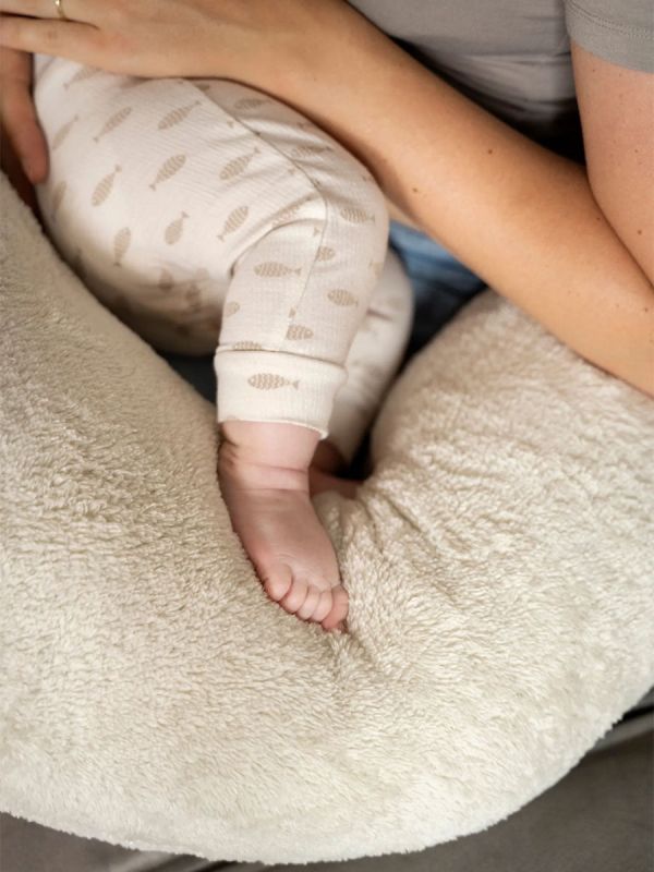 Baby’s Only Cozy Nursing Pillow – Soft Support Pillow for Breastfeeding, warm linen
