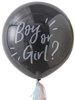 Gender Reveal Boy Or Girl? Balloon Kit. Giant boy or girl? gender reveal balloon kit, perfect way to reveal the sex of the little baby.