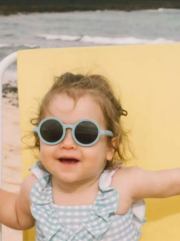 Olivio&Co Children's Sunglasses Baby 0-18 months, Round Blue