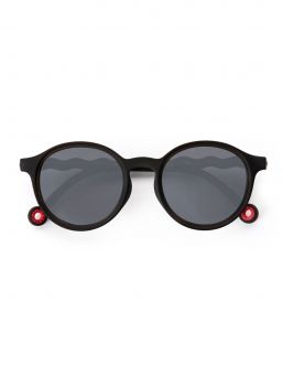 Olivio&Co Children's Sunglasses Kids 3-5 years, Oval Black