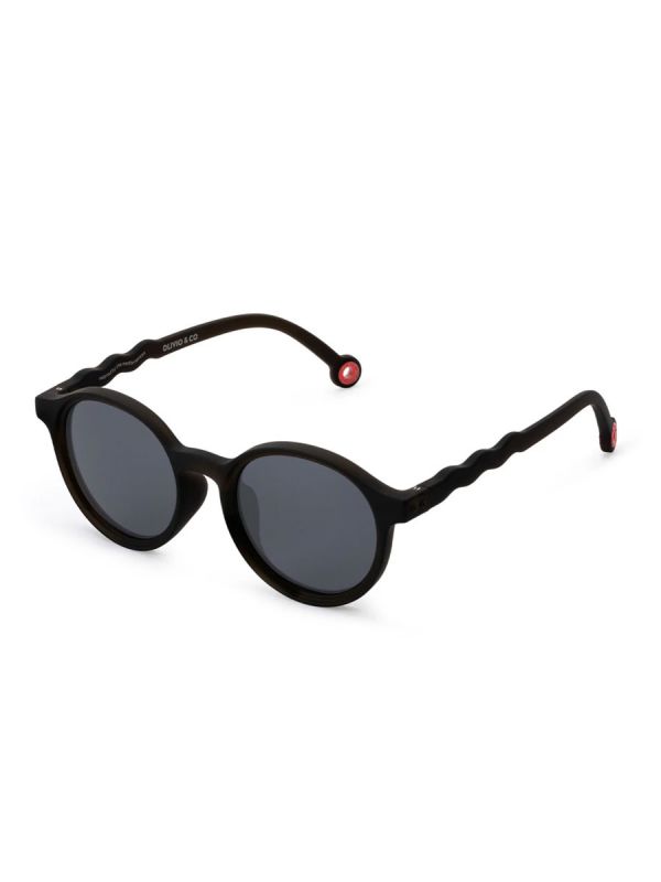 Olivio&Co Children's Sunglasses Kids 3-5 years, Oval Black