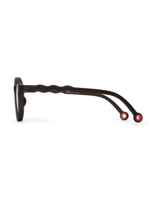 Olivio&Co Children's Sunglasses Kids 3-5 years, Oval Black