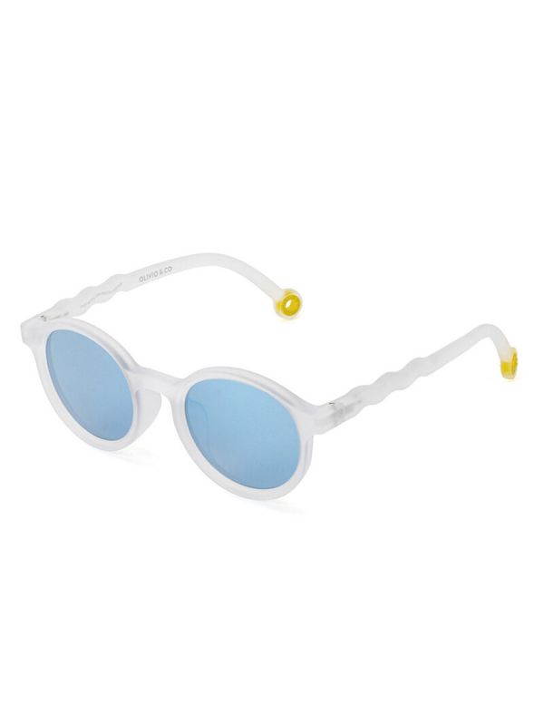 Olivio&Co Children's Sunglasses Kids 3-5 years, Oval Jellyfish White
