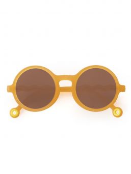 Olivio&Co Children's Sunglasses Kids 3-5 years, Round Citrus Yellow