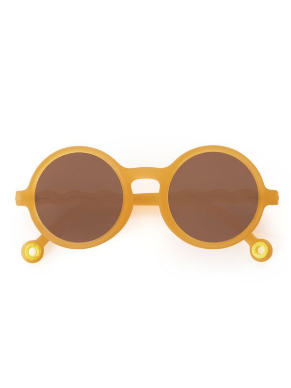 Olivio&Co Children's Sunglasses Kids 3-5 years, Round Citrus Yellow