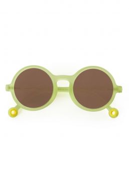 Olivio&Co Children's Sunglasses Kids 3-5 years, Round Lime Green