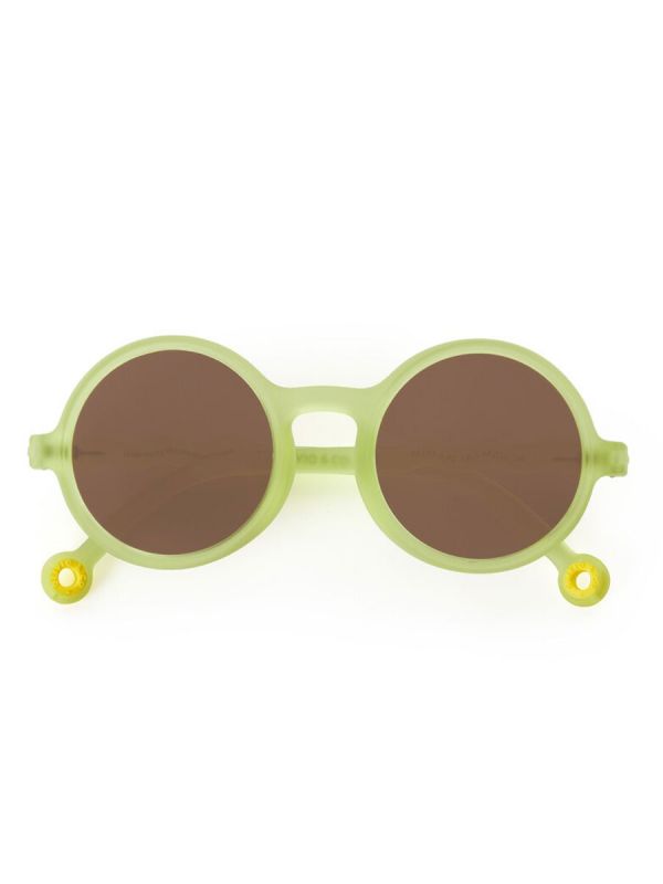Olivio&Co Children's Sunglasses Kids 3-5 years, Round Lime Green