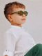 Olivio&Co Children's Sunglasses Kids 3-5 years, Round Olive Green