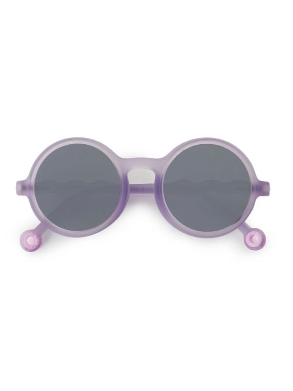 Olivio&Co Children's Sunglasses Kids 3-5 years, Round Purple Coral