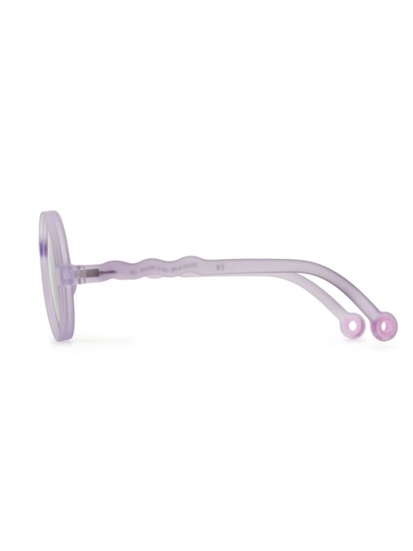 Olivio&Co Children's Sunglasses Kids 3-5 years, Round Purple Coral