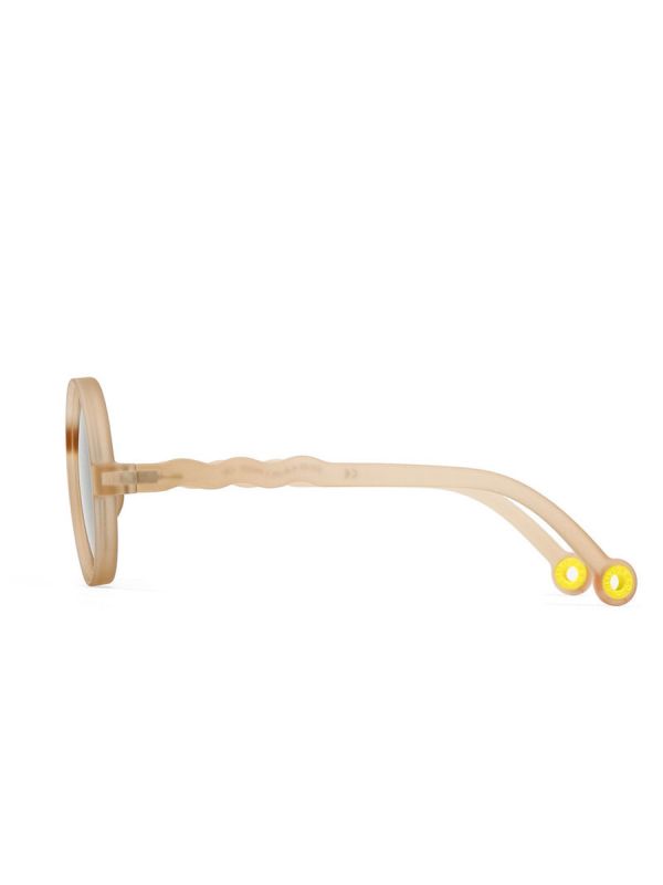 Olivio&Co Children's Sunglasses Kids 3-5 years, Round Sand Beige