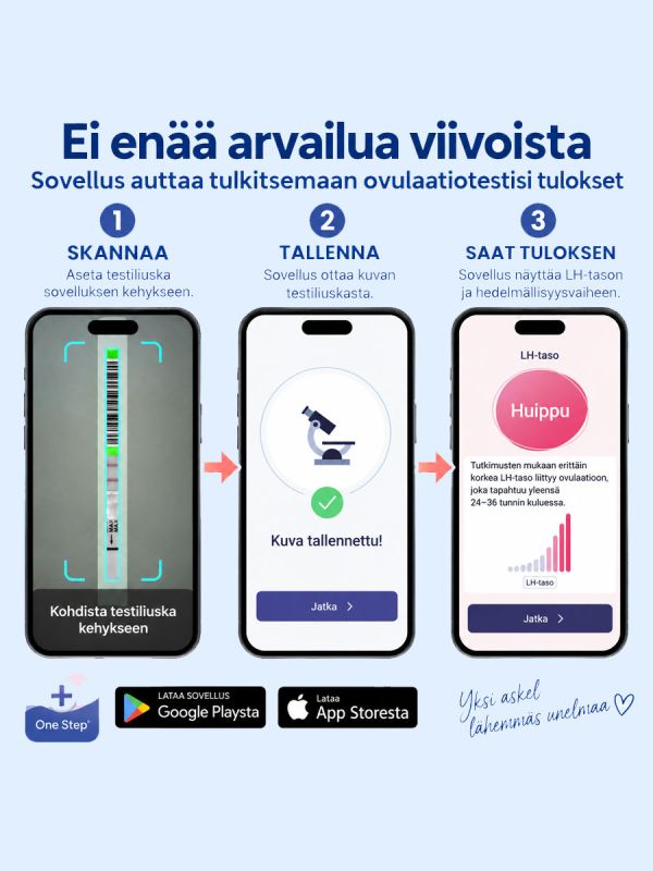 One Step Health App ovulation test 50 pcs + pregnancy test 20 pcs