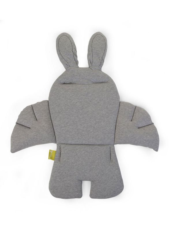 Adorable Childhome Highchair Seat Cushion with Bunny Ear. Perfect for a high chair and also suitable for sitters, prams and strollers. Seat belt holes in the seat cushion.  