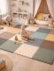 Children's play mat 50x50cm, purple