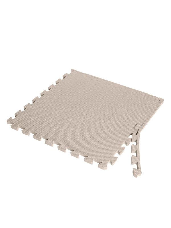 Children's play mat 50x50cm, milk coffee