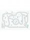 Puzzle mat - EEVAA Road 120 x180 cm - 6 pieces