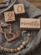 Wooden age blocks for baby photography. The blocks tell in the photo the child's age in delightful way.