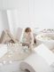 Padded ball pit, play area, slide and stairs - Ecru