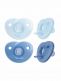 Philips Avent - Curved Soothie pacifier 0–6 mth, Blue