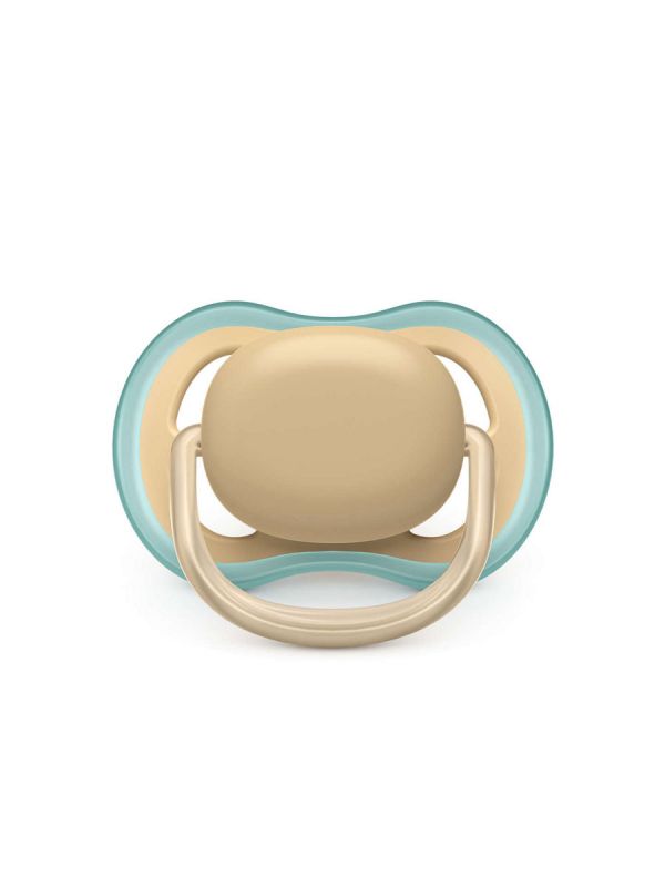 Philips Avent - Ultra Air pacifier 0-6mth, grey/beige