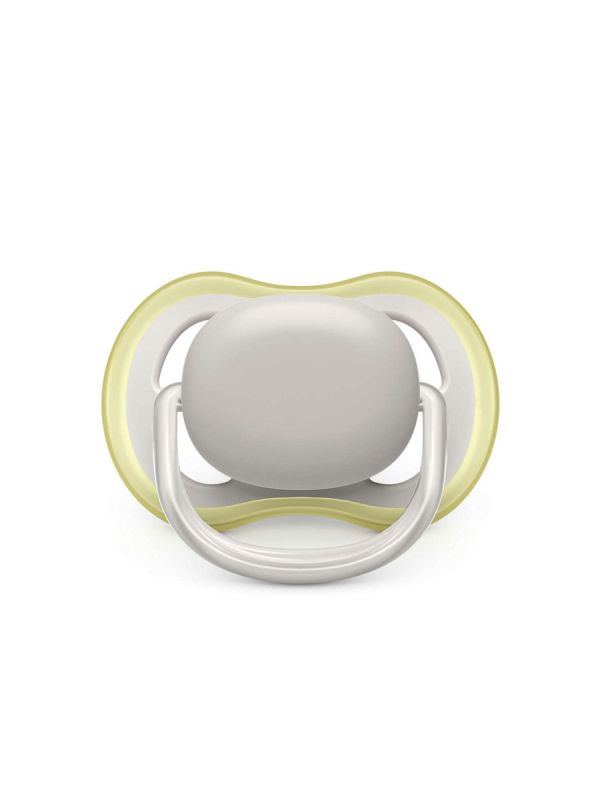 Philips Avent - Ultra Air pacifier 0-6mth, grey/beige