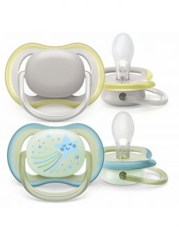 Philips Avent - Ultra Air pacifier 0-6mth, Day and Night